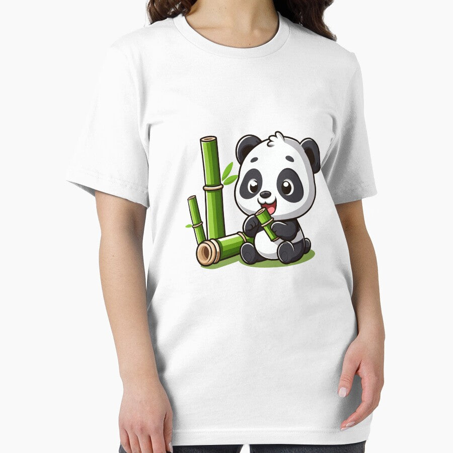 Panda eating bamboo by TomTeeShop01