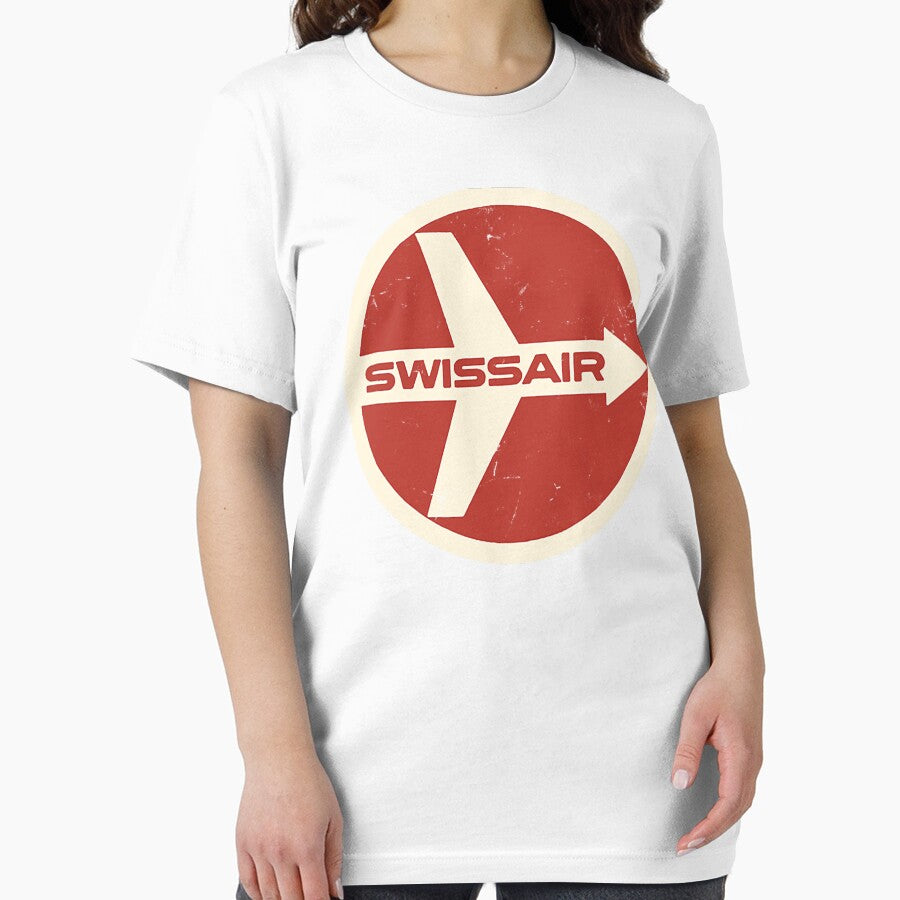 Defunct Swissair Airlines Logo - Faded Vintage Style by ratrehaa