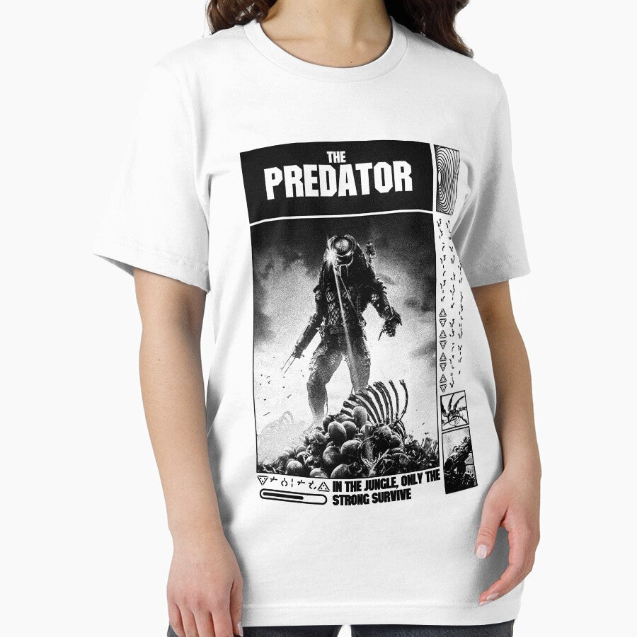 Predator, only the strongest survive, grunge design by EspiralArt