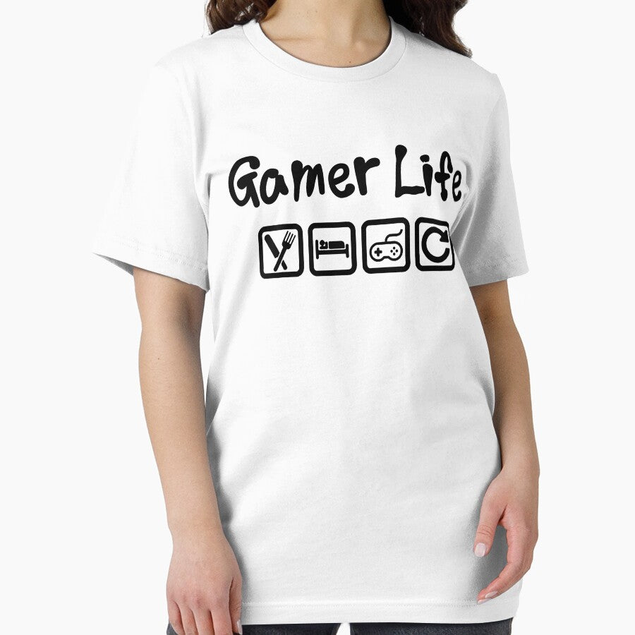 GAMER LIFE - EAT SLEEP GAME REPEAT by ShirtWreck