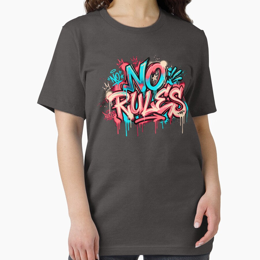 No Rules - Rebel Mind Graffiti Art by typoinspired