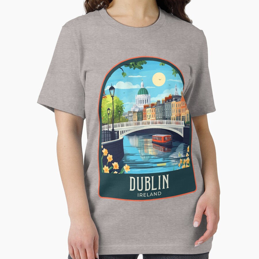Dublin Vintage Travel Illustration by HomeLivingCo
