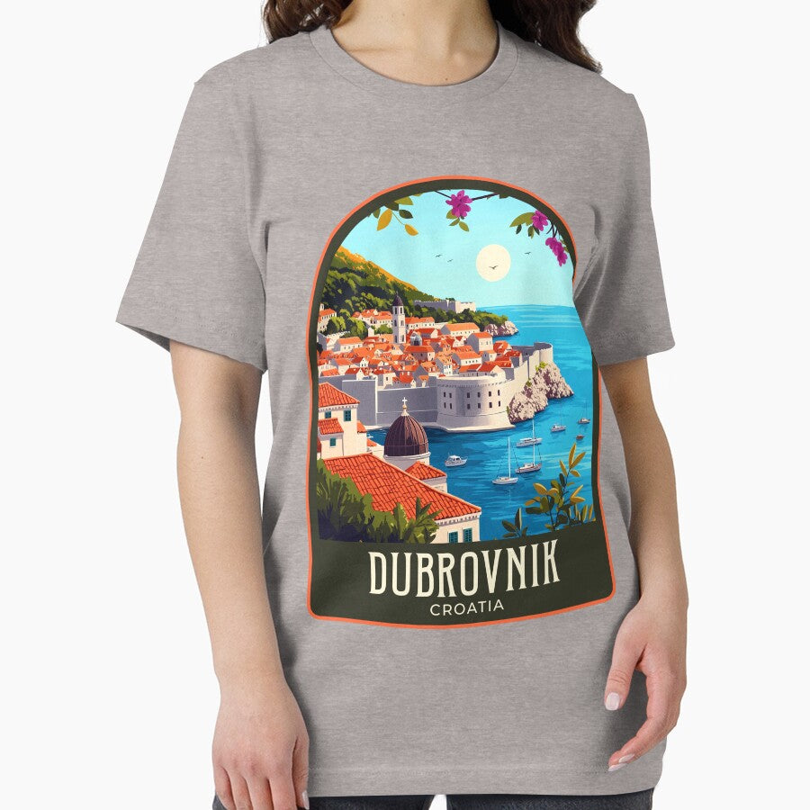 Dubrovnik Vintage Travel Illustration by HomeLivingCo