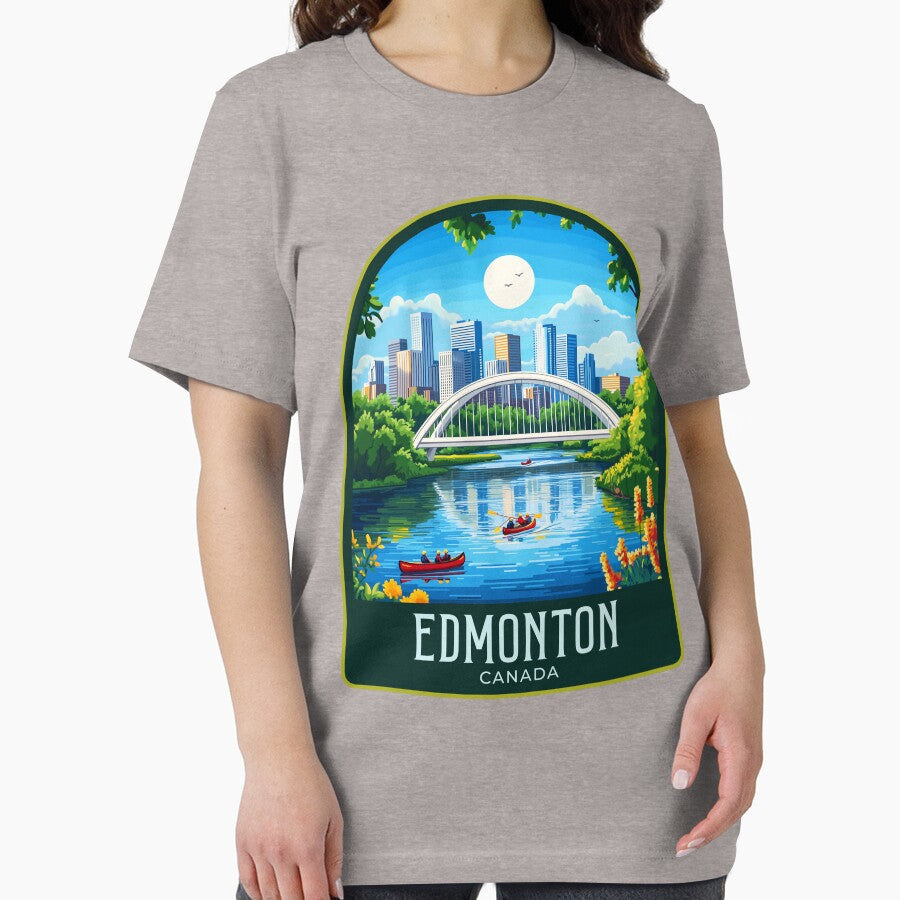 Edmonton Vintage Travel Illustration by HomeLivingCo