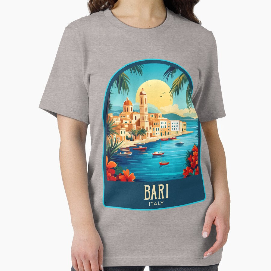 Bari Vintage Travel Illustration by HomeLivingCo