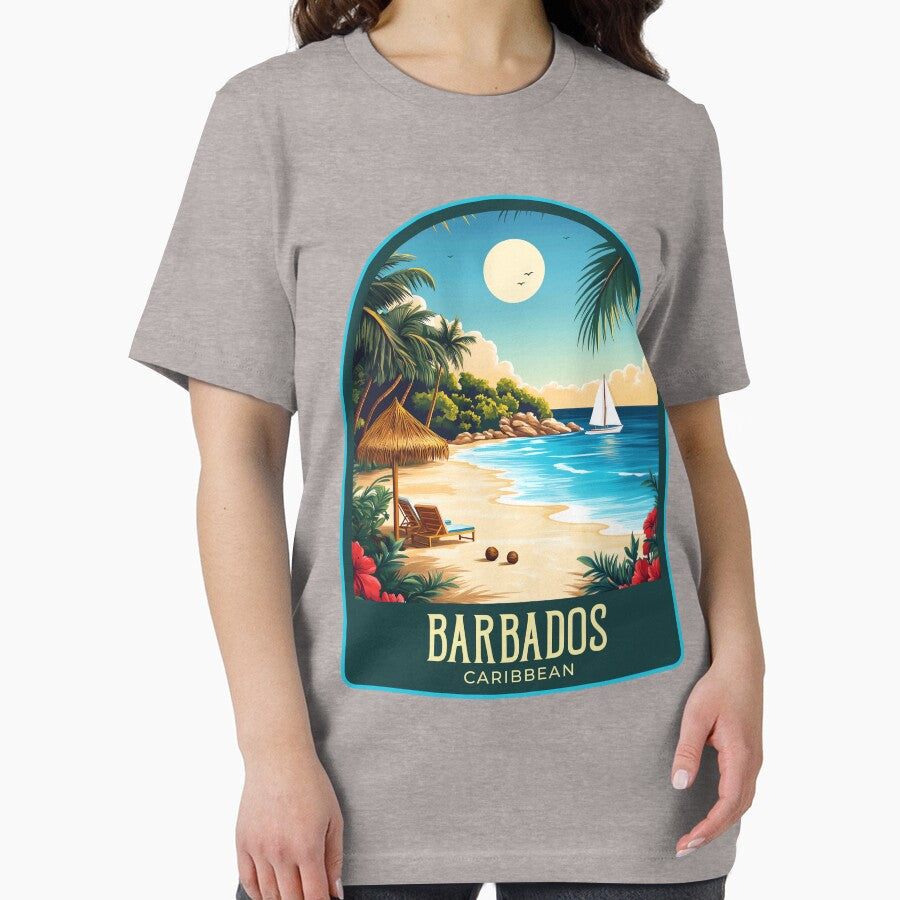 Barbados Vintage Travel Illustration by HomeLivingCo