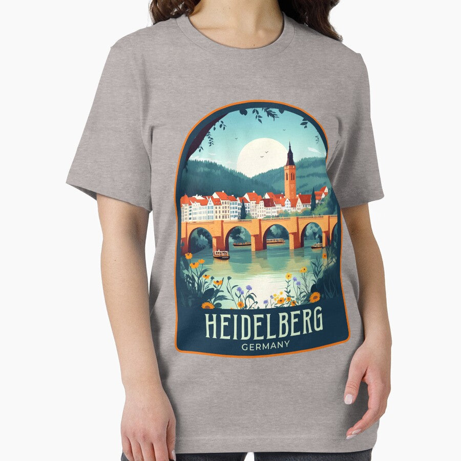 Heidelberg Vintage Travel Illustration by HomeLivingCo