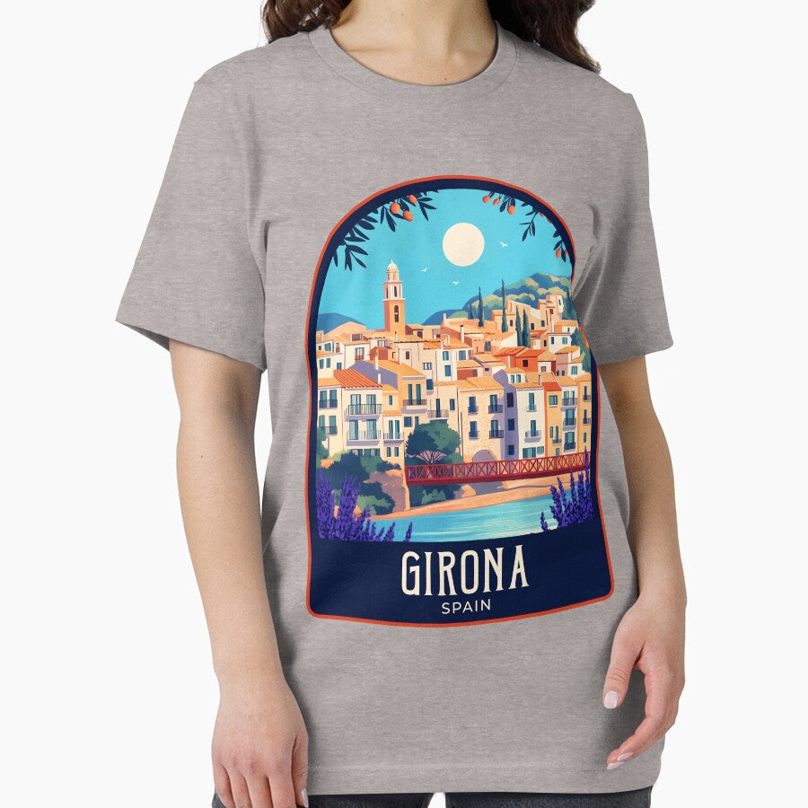 Girona Vintage Travel Illustration by HomeLivingCo