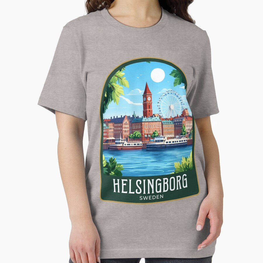 Helsingborg Vintage Travel Illustration by HomeLivingCo