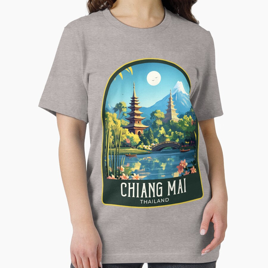 Chiang Mai Vintage Travel Illustration by HomeLivingCo
