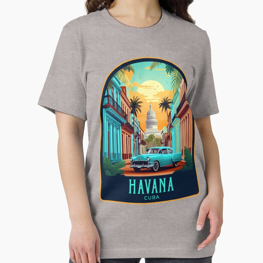 Havana Vintage Travel Illustration by HomeLivingCo