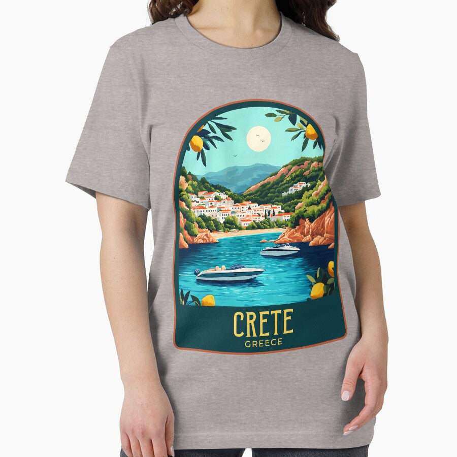 Crete Vintage Travel Illustration by HomeLivingCo