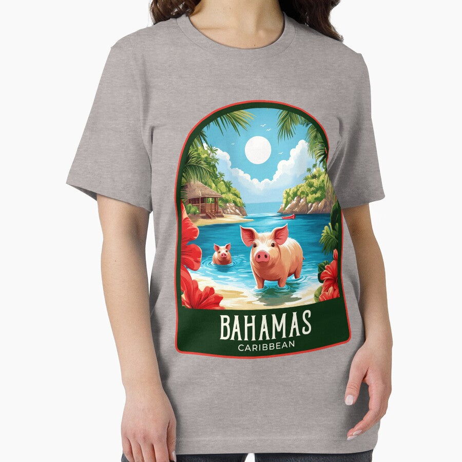 Bahamas Vintage Travel Illustration by HomeLivingCo