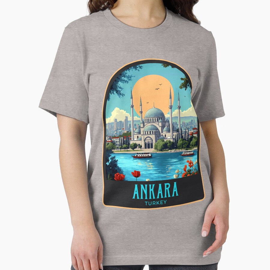 Ankara Vintage Travel Illustration by HomeLivingCo
