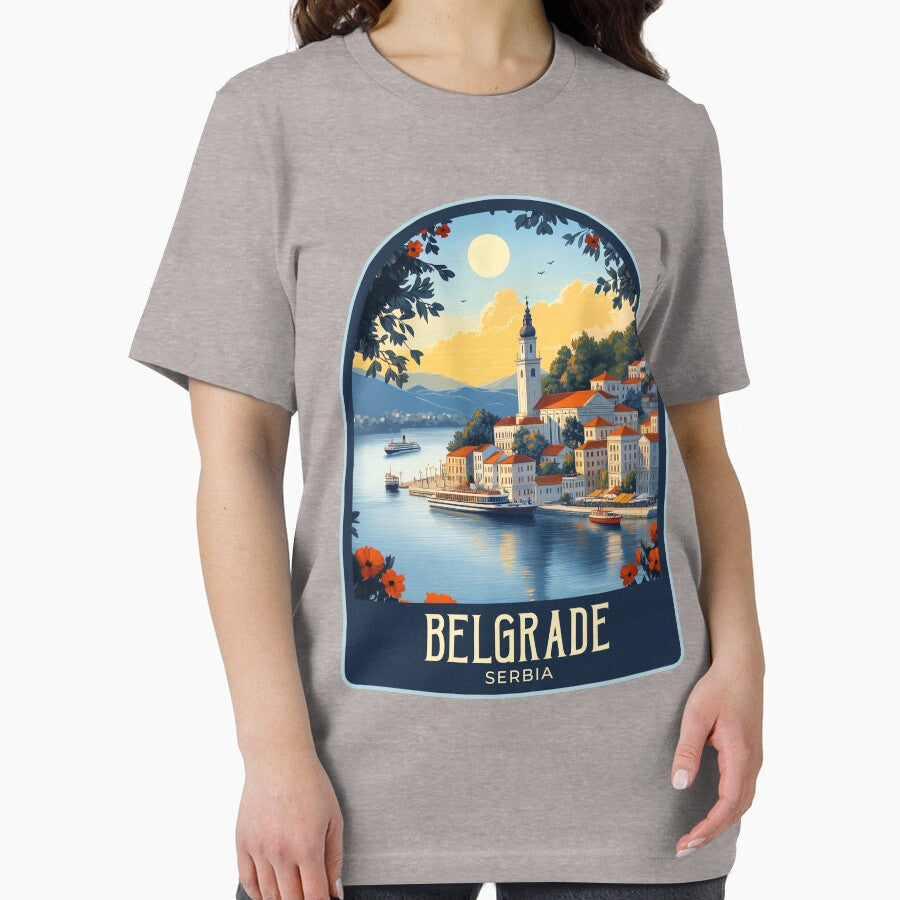 Belgrade Vintage Travel Illustration by HomeLivingCo