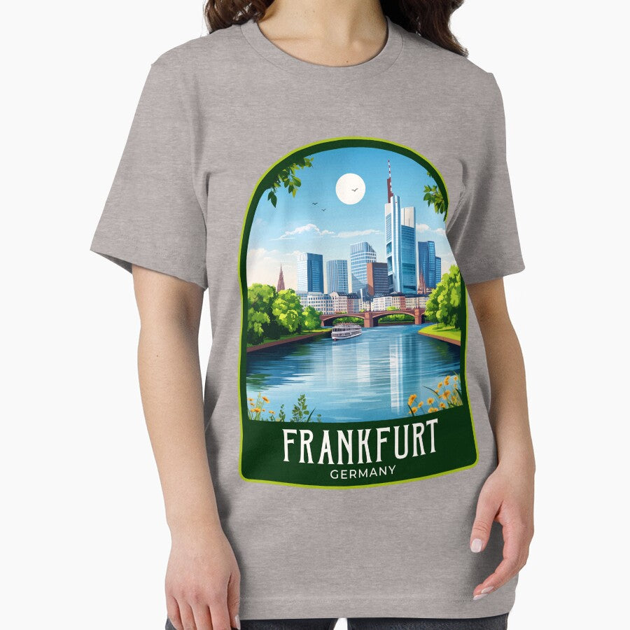 Frankfurt Vintage Travel Illustration by HomeLivingCo