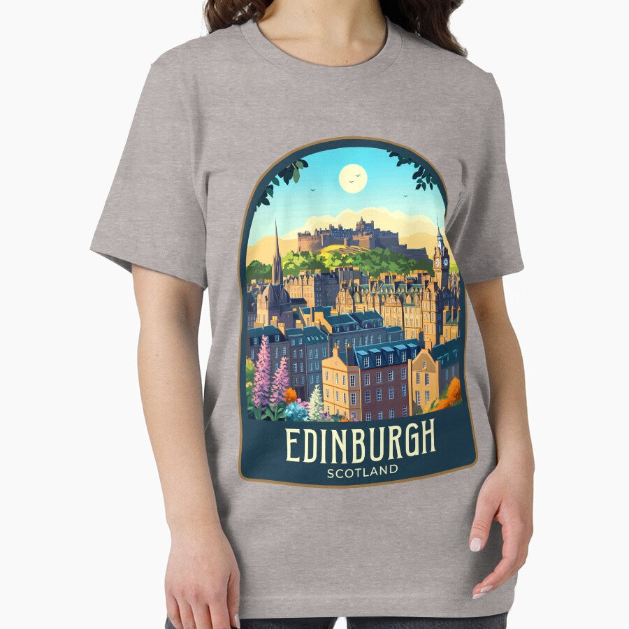Edinburgh Vintage Travel Illustration by HomeLivingCo
