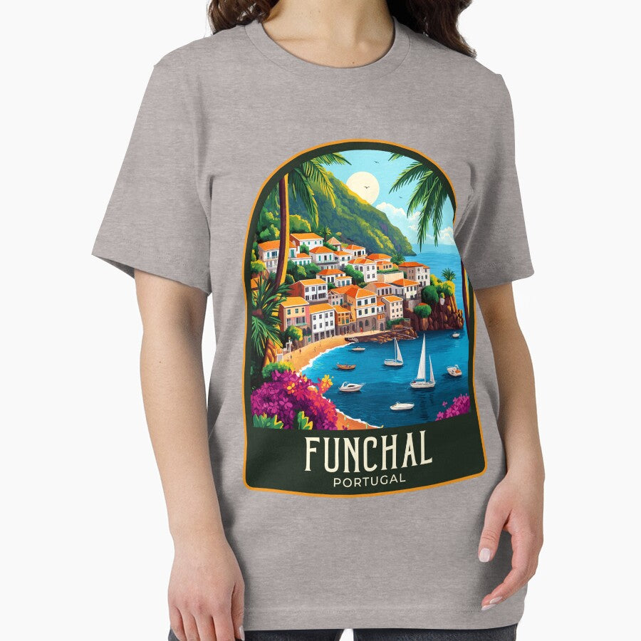 Funchal Vintage Travel Illustration by HomeLivingCo