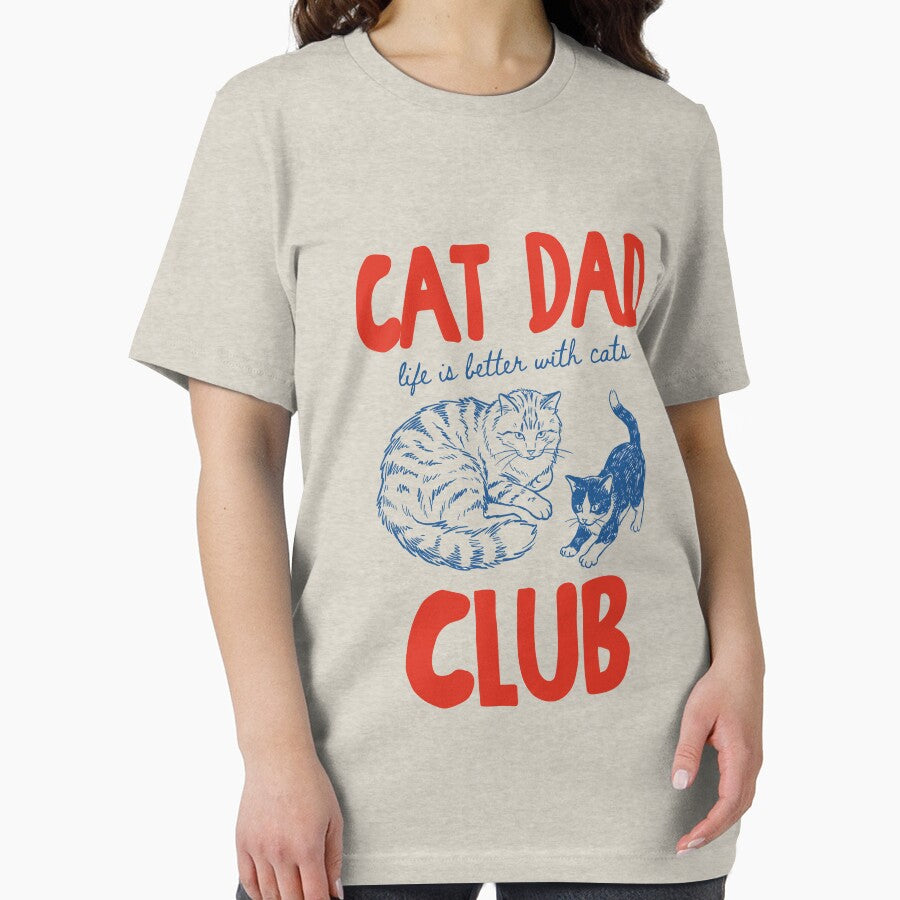 Cat Dad Cat Dad Club Funny Cat Cat Lover New Cat Dad Pet Parent by Sendowart