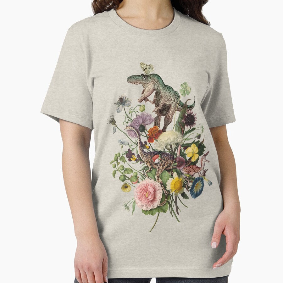 Cottagecore DINO-MITE Dinosaur Botanical Bouquet by Giddygoatthe3rd