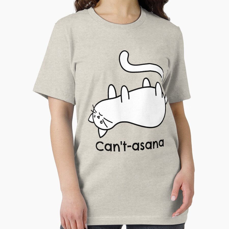 Cat in Savasana Pose: Can't-asana by LyricsWear