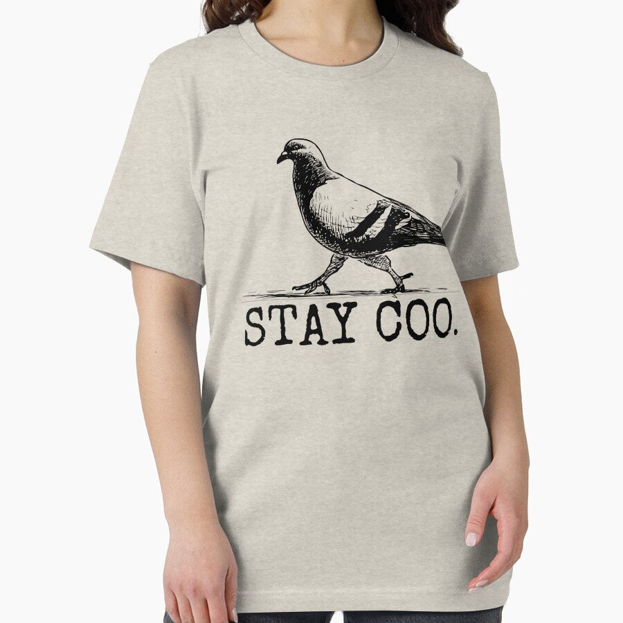 Stay Coo - Cool Bird, Funny Pidgeon by Re Ka