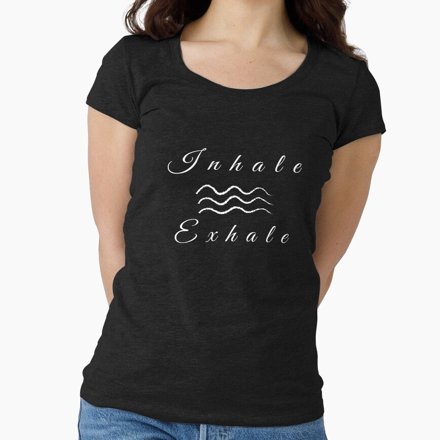 Inhale and Exhale t shirts by Liniskop