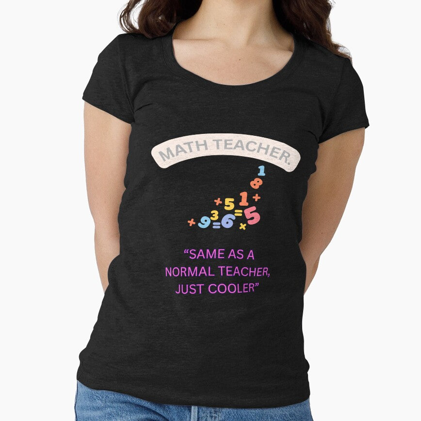 math teacher, same as normal teacher, just cooler-Math teacher by NapoliApparel