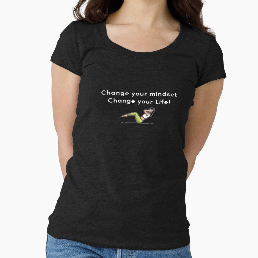 Change your mindset, Change your life workout tee by Viralvibes92