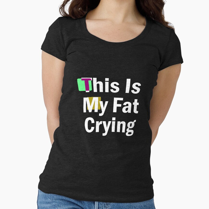 This Is My Fat Crying/ Women / Exercise Shirt / Fitness Tank by rezze