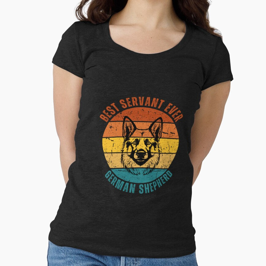 Best German Shepherd Servant Ever - Premium Exclusive Retro Designs for Dog Owners by Techflare