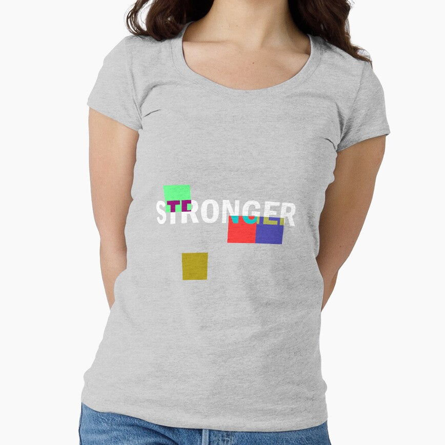 STRONGER/ Women / Exercise Shirt / Fitness Tank by rezze