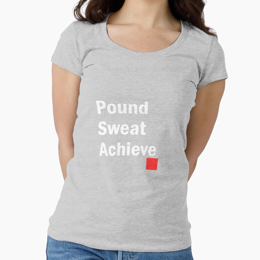 Pound Sweat Achieve/ Women / Exercise Shirt / Fitness Tank by rezze