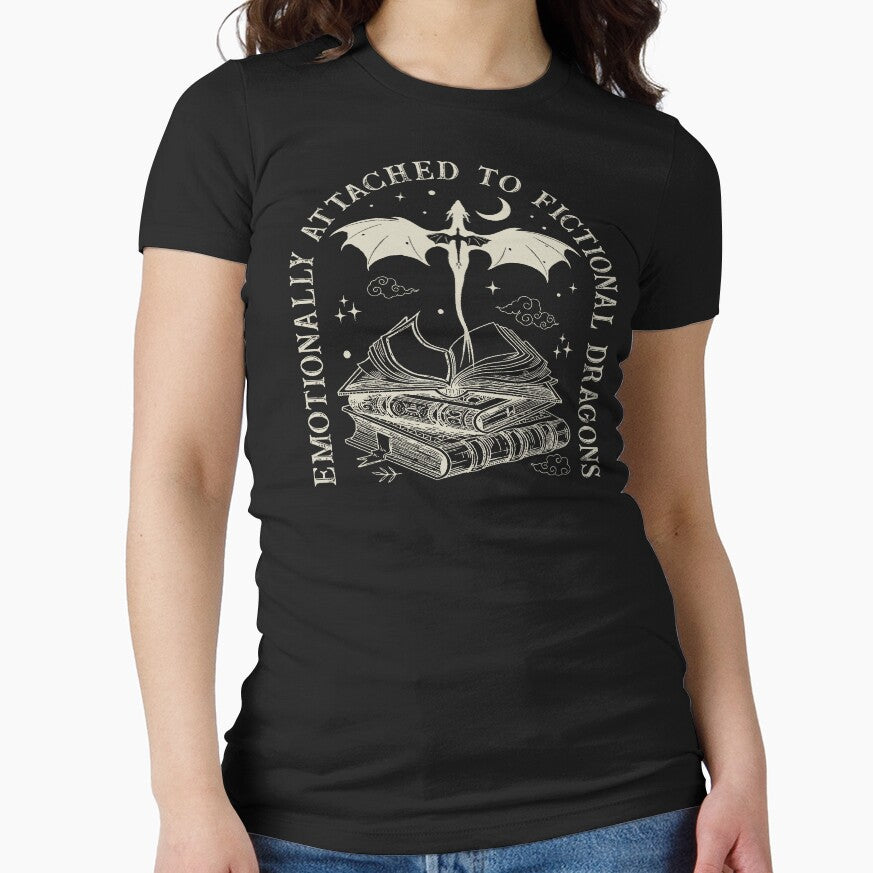 Emotionally Attached to Fictional Dragons Bookish by SebastiMatthiro