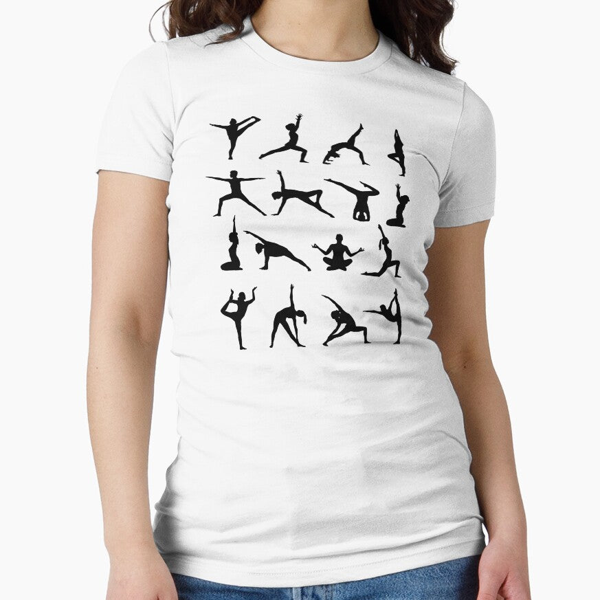 Yoga Asanas T-shirt by trendingatees