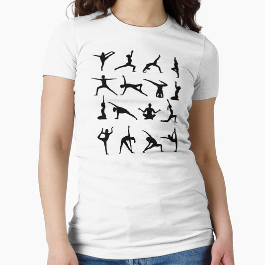 Yoga Asanas T-shirt by trendingatees