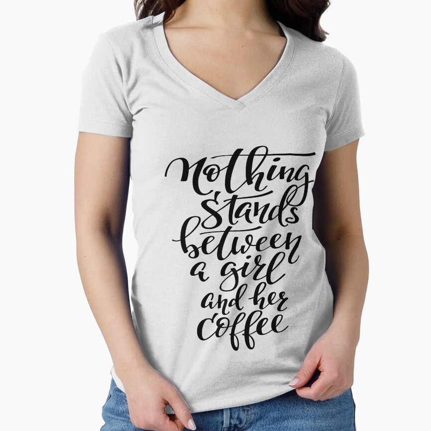Nothing Stands Between A Girl And Her Coffee by ProjectX23