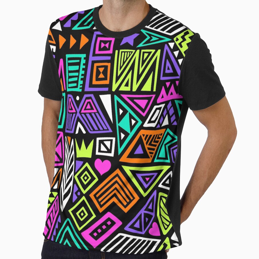 Abstract Retro 80's Style pattern by DV-LTD