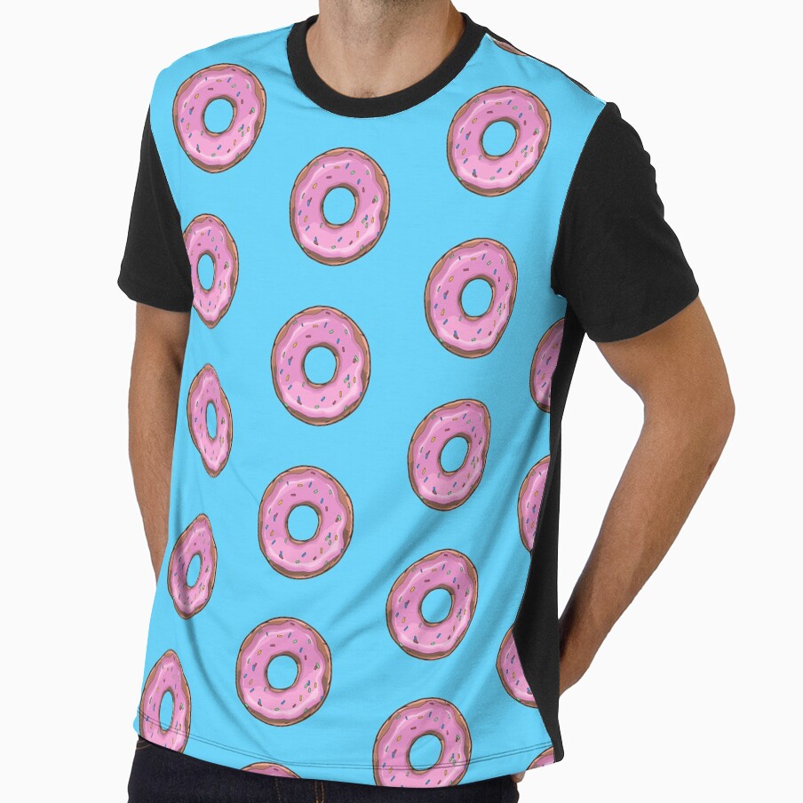 Pink Glazed Donut by Drawingvild