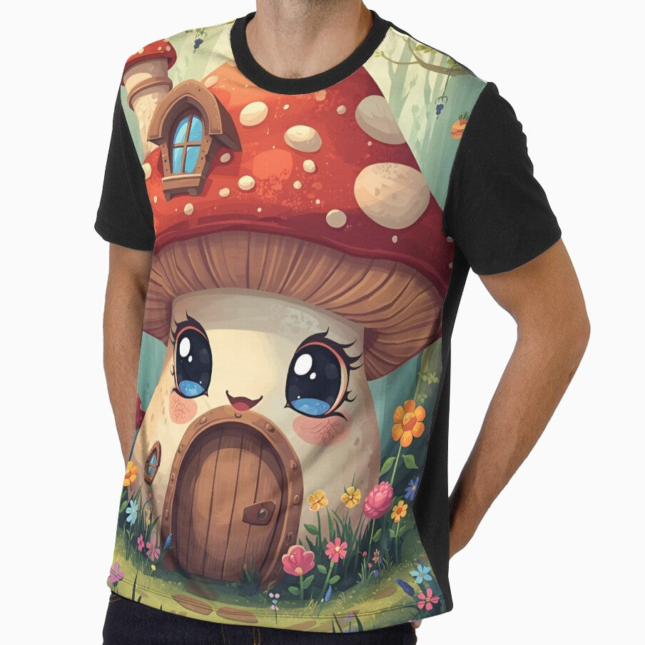 Happy Mushroom House by SimonsDesignArt