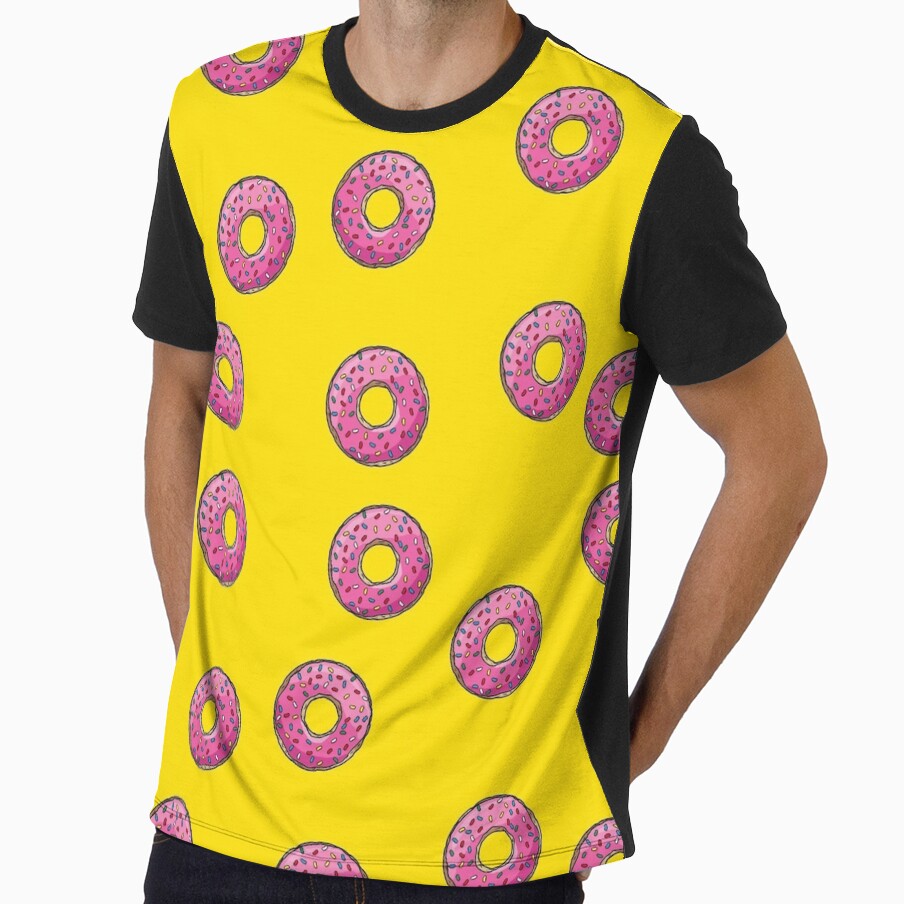Pink donut by 4linedesign