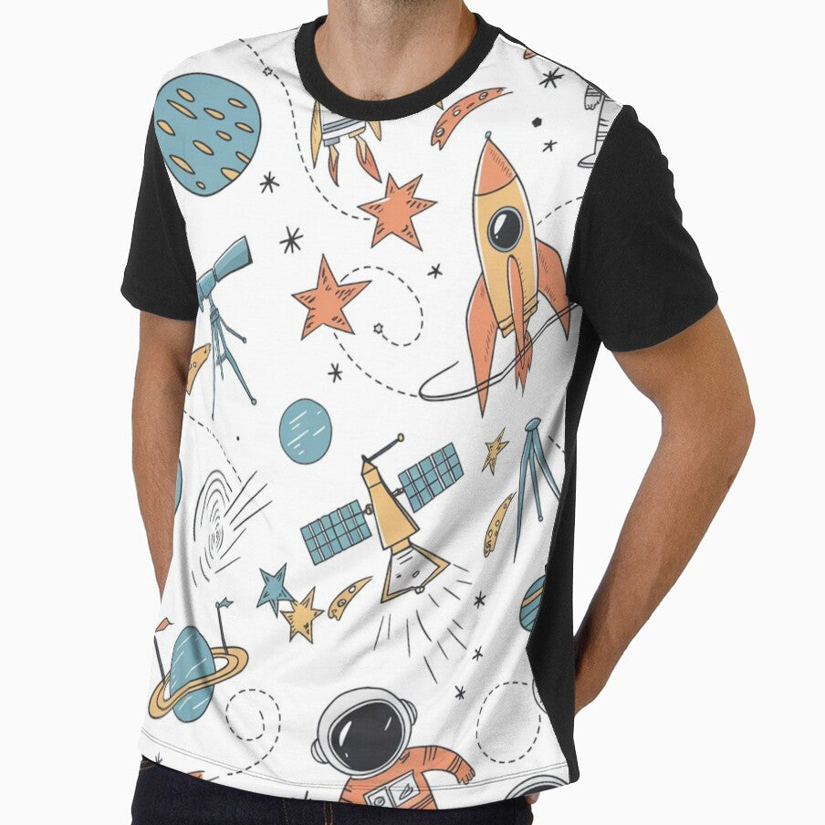 Outer Space Doodle Pattern by Furbulous Faces