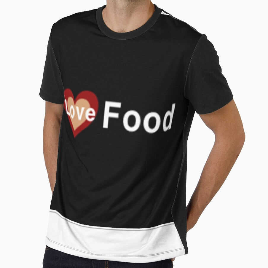 I Love Food Typography Digital Design – Fun Food Lover Quote Art by ArtLoveMania