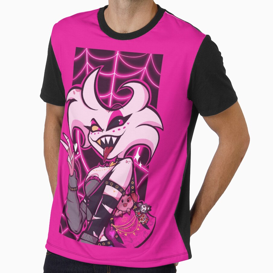 Hazbin Hotel Angel Dust Punk Nana Day by LilithMilks