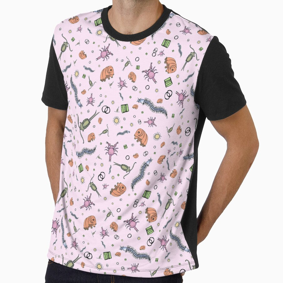 Microscopic Animals in Pink by Nemki