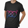 Bisexual Pride Flag Colored Gender Knot Symbol by LiveLoudGraphic