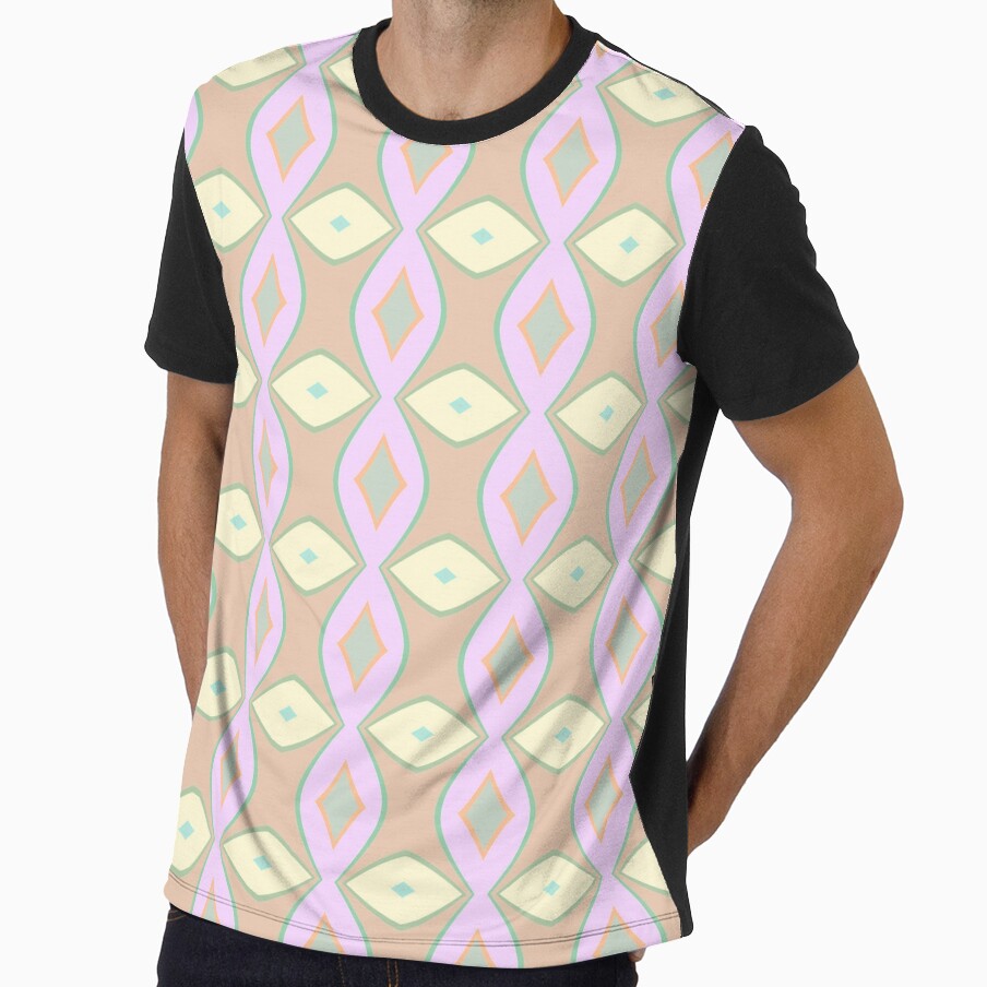 lines decoration model seamless colorful repeat pattern by Abrahamjrnd