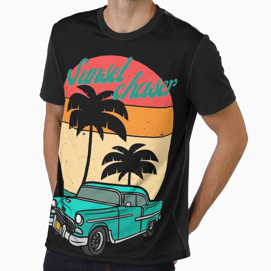 vintage sunset chaser latest  Gender Neutral adult Retro fashion retro cars retro aesthetic classic car by gulnaz797