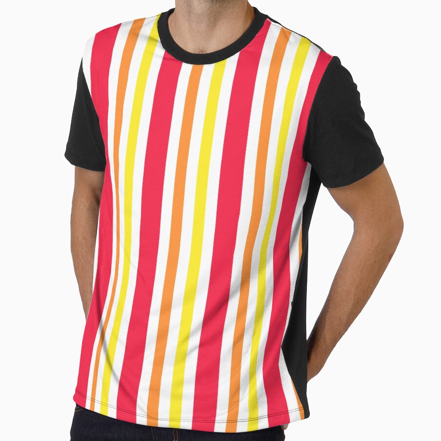 Bert Jolly Holiday Vertical Stripes by Feeling Artsy