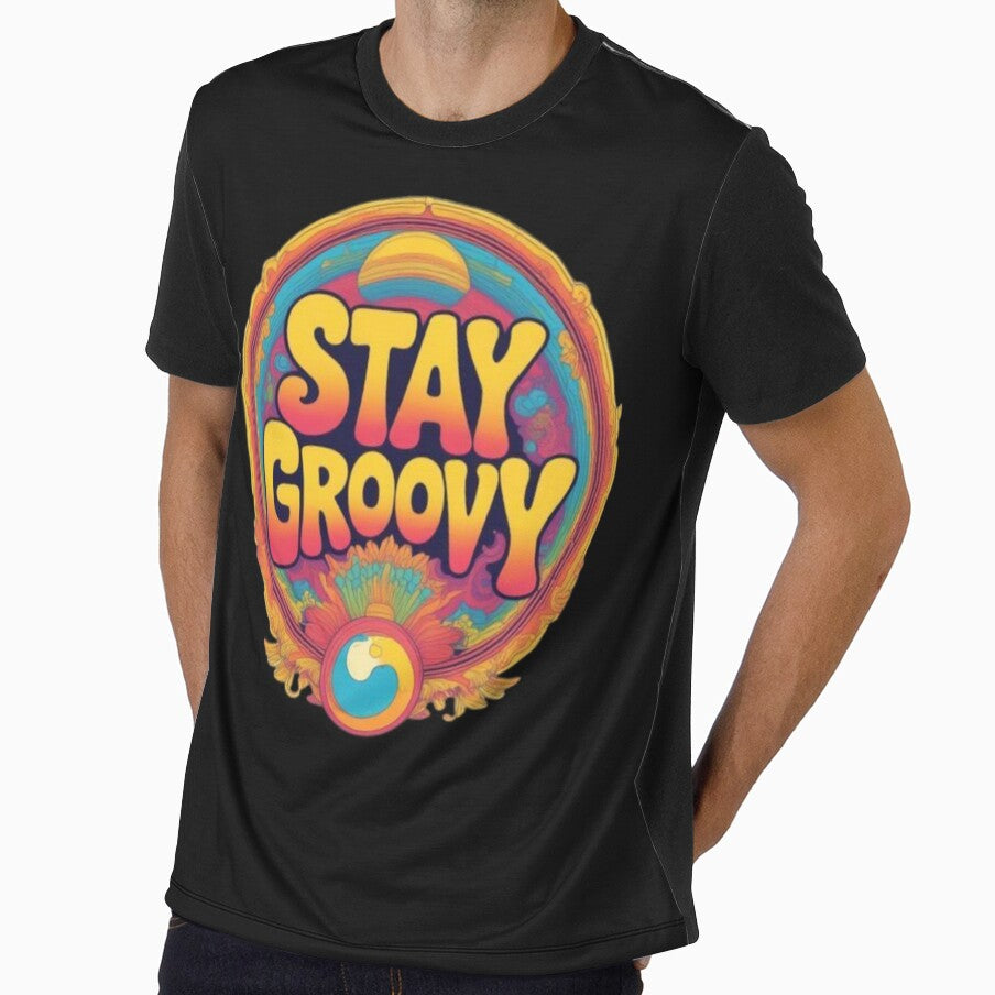 Stay Groovy 70s Retro Wavy Typography by Rafael Bee
